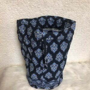 Vera Bradley Navy Blue ditty Bag